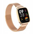 PASEK BRANSOLETA Z WBUDOWANYM ETUI DO XIAOMI REDMI WATCH 3 - RÓŻOWE ZŁOTO