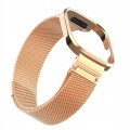 PASEK BRANSOLETA Z WBUDOWANYM ETUI DO XIAOMI REDMI WATCH 3 - RÓŻOWE ZŁOTO