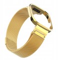 PASEK BRANSOLETA Z WBUDOWANYM ETUI DO XIAOMI REDMI WATCH 3 - ZŁOTY