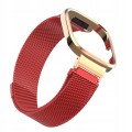 PASEK BRANSOLETA Z WBUDOWANYM ETUI DO XIAOMI REDMI WATCH 3 - CZERWONY