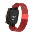 PASEK BRANSOLETA Z WBUDOWANYM ETUI DO XIAOMI REDMI WATCH 3 - CZERWONY