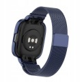 PASEK BRANSOLETA Z WBUDOWANYM ETUI DO XIAOMI REDMI WATCH 3 - GRANATOWY