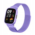 PASEK BRANSOLETA Z WBUDOWANYM ETUI DO XIAOMI REDMI WATCH 3 - FIOLETOWY