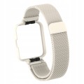 PASEK BRANSOLETA Z WBUDOWANYM ETUI DO XIAOMI REDMI WATCH 2 LITE - KREMOWY