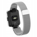 PASEK BRANSOLETA Z WBUDOWANYM ETUI DO XIAOMI REDMI WATCH 2 LITE - SREBRNY