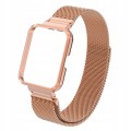 PASEK BRANSOLETA Z WBUDOWANYM ETUI DO XIAOMI REDMI WATCH 2 LITE - RÓŻOWE ZŁOTO