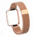 PASEK BRANSOLETA Z WBUDOWANYM ETUI DO XIAOMI REDMI WATCH 2 LITE - RÓŻOWE ZŁOTO
