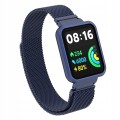 PASEK BRANSOLETA Z WBUDOWANYM ETUI DO XIAOMI REDMI WATCH 2 LITE - GRANATOWY