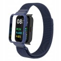 PASEK BRANSOLETA Z WBUDOWANYM ETUI DO XIAOMI REDMI WATCH 2 LITE - GRANATOWY