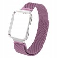 PASEK BRANSOLETA Z WBUDOWANYM ETUI DO XIAOMI REDMI WATCH 2 LITE - MOCNO RÓŻOWY