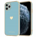 KOBIECE ETUI HEART DO IPHONE 12 PRO MAX | MIĘTOWY