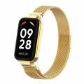 PASEK BRANSOLETA Z WBUDOWANYM ETUI DO XIAOMI REDMI BAND 2 / XIAOMI MI BAND 8 ACTIVE - ZŁOTO