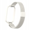 PASEK BRANSOLETA Z WBUDOWANYM ETUI DO XIAOMI REDMI BAND 2 / XIAOMI MI BAND 8 ACTIVE - KREMOWY
