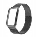 PASEK BRANSOLETA Z WBUDOWANYM ETUI DO XIAOMI MI BAND 7 PRO - CZARNY