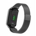 PASEK BRANSOLETA Z WBUDOWANYM ETUI DO XIAOMI MI BAND 7 PRO - CZARNY