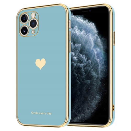 KOBIECE ETUI HEART DO IPHONE 11 PRO | MIĘTOWY