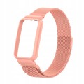 PASEK BRANSOLETA Z WBUDOWANYM ETUI DO XIAOMI MI BAND 7 PRO - RÓŻOWY