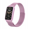 PASEK BRANSOLETA Z WBUDOWANYM ETUI DO XIAOMI MI BAND 7 PRO - RÓŻOWY
