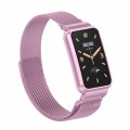 PASEK BRANSOLETA Z WBUDOWANYM ETUI DO XIAOMI MI BAND 7 PRO - RÓŻOWY