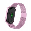 PASEK BRANSOLETA Z WBUDOWANYM ETUI DO XIAOMI MI BAND 7 PRO - RÓŻOWY