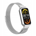 PASEK BRANSOLETA Z WBUDOWANYM ETUI DO XIAOMI REDMI SMART BAND PRO - SREBRNY