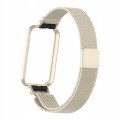 PASEK BRANSOLETA Z WBUDOWANYM ETUI DO XIAOMI REDMI SMART BAND PRO - BEŻOWY
