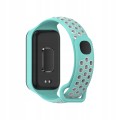 PASEK PERFOROWANY DO XIAOMI REDMI BAND 2 / MI BAND 8 ACTIVE | MIĘTOWO - BIAŁY