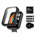 ETUI OCHRONNE + SZKŁO HARTOWANE 2W1 DO XIAOMI REDMI WATCH 2 LITE - CZARNY