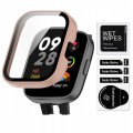 ETUI OCHRONNE + SZKŁO HARTOWANE 2W1 DO XIAOMI REDMI WATCH 3 - RÓŻOWY
