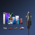 Joyroom samochodowa ładowarka 2 x USB z podświetleniem 24W czarny