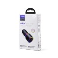Joyroom samochodowa ładowarka 2 x USB z podświetleniem 24W czarny