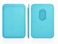ETUI PORTFEL MAGNETYCZNE EKO SKÓRA DO IPHONE 12/13/14/15 - SKY BLUE