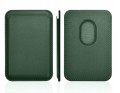 ETUI PORTFEL MAGNETYCZNE EKO SKÓRA DO IPHONE 12/13/14/15 - DARK GREEN