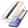 SZKŁO HARTOWANE SPIGEN GLAS.TR EZ FIT FC NA IPHONE 15 PLUS - CZARNE