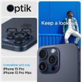 SPIGEN SZKŁO NA APARAT DO IPHONE 14 PRO /MAX / 15 PRO / MAX - BLUE TITANIUM