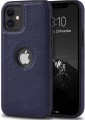 ETUI SKÓRZANE ELEGANCKIE DO IPHONE 11 PREMIUM EKO-SKÓRA - GRANATOWY