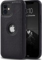 ETUI SKÓRZANE ELEGANCKIE DO IPHONE 12 MINI PREMIUM EKO-SKÓRA - CZARNY