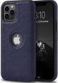 ETUI SKÓRZANE ELEGANCKIE DO IPHONE 11 PRO PREMIUM EKO-SKÓRA - GRANATOWY
