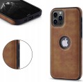 ETUI SKÓRZANE ELEGANCKIE DO IPHONE 11 PRO MAX PREMIUM EKO-SKÓRA - BRĄZOWY