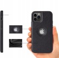 ETUI SKÓRZANE ELEGANCKIE DO IPHONE 11 PRO MAX PREMIUM EKO-SKÓRA - CZARNY