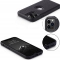 ETUI SKÓRZANE ELEGANCKIE DO IPHONE 11 PRO MAX PREMIUM EKO-SKÓRA - CZARNY