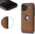 ETUI SKÓRZANE ELEGANCKIE DO IPHONE 12 PRO MAX PREMIUM EKO-SKÓRA - BRĄZOWY