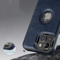 ETUI SKÓRZANE ELEGANCKIE DO IPHONE 13 MINI PREMIUM EKO-SKÓRA - GRANATOWY