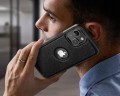 ETUI SKÓRZANE ELEGANCKIE DO IPHONE 14 PLUS PREMIUM EKO-SKÓRA - CZARNY