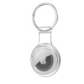 ETUI WODOODPORNE DO APPLE AIRTAG MOCNE SILIKONOWE BRELOCZEK - BEZBARWNE