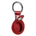 ETUI SKÓRZANE DO APPLE AIRTAG BRELOCZEK CASE NA LOKALIZATOR - CZERWONE
