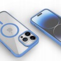 ETUI DO IPHONE 14 PRO MAX PRZEŹROCZYSTE MAGNETYCZNE DO MAGSAFE | NIEBIESKI