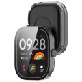 ETUI OCHRONNE + SZKŁO HARTOWANE 2W1 DO XIAOMI REDMI WATCH 4 - BEZBARWNE