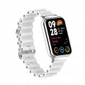 PASEK DO XIAOMI MI BAND 8 PRO / MI BAND 9 PRO WYGODNA OPASKA - BIAŁY