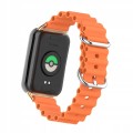 PASEK DO XIAOMI MI BAND 8 PRO / MI BAND 9 PRO WYGODNA OPASKA - POMARAŃCZOWY